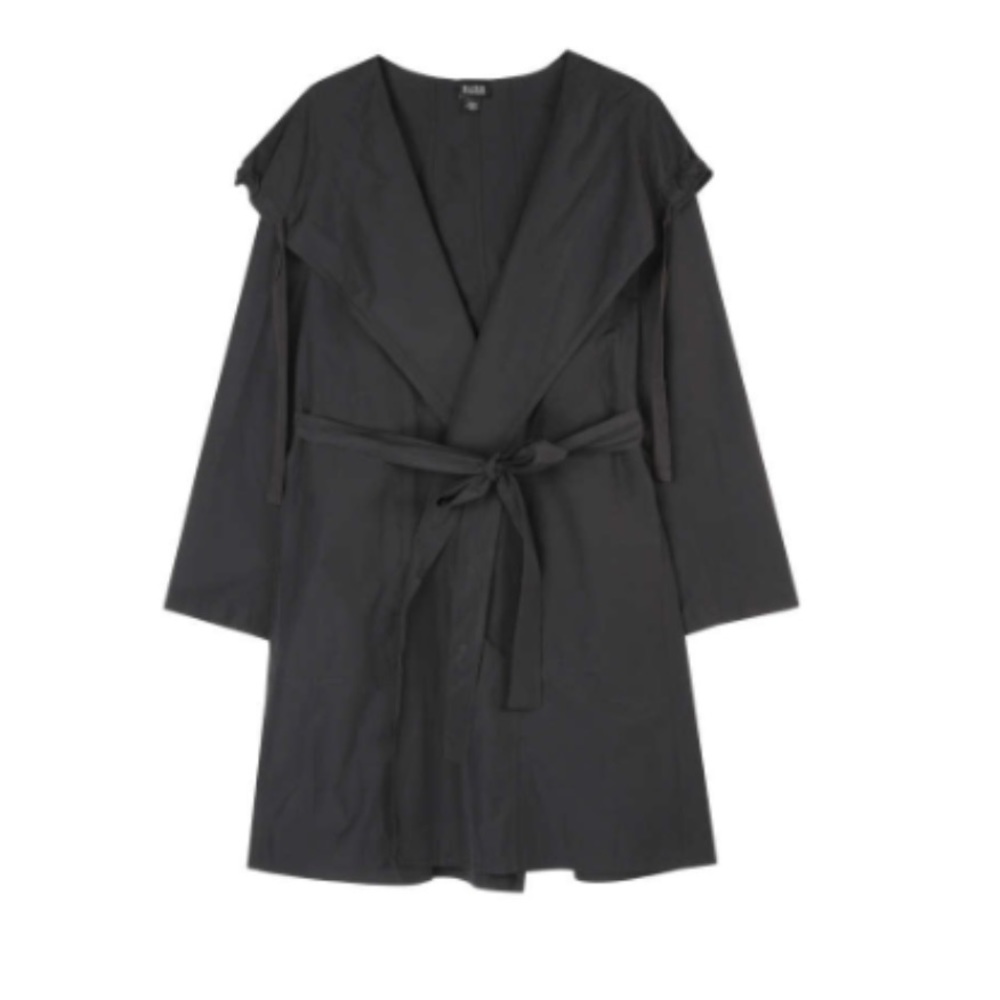 Eileen Fisher Weather Resistant Cotton Nylon Coat